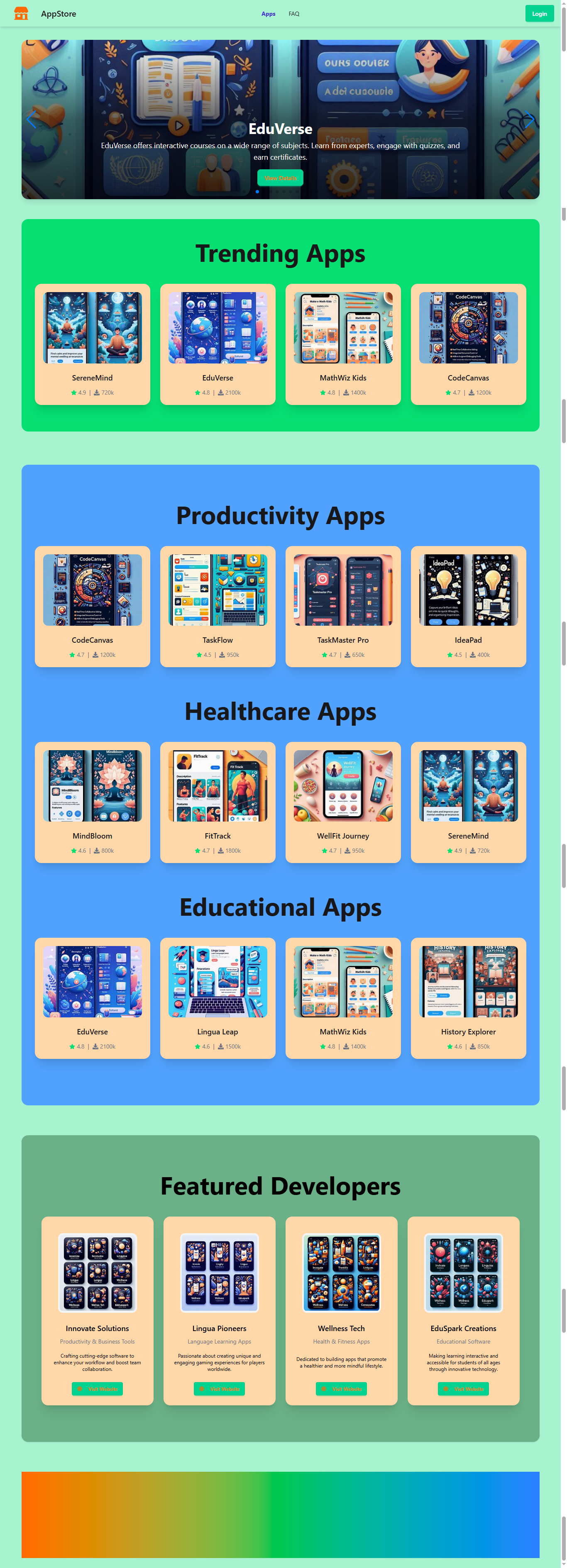 english vocabulary learning website's screenshot.